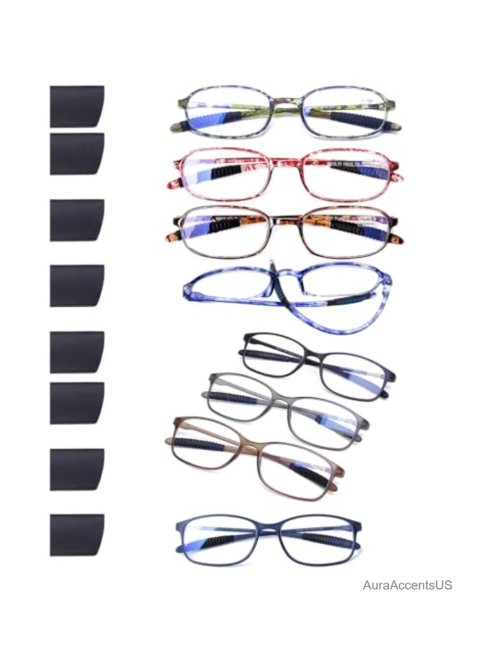 TR90 Reading Glasses Blue Light Blocking Flexible Frame +2.0